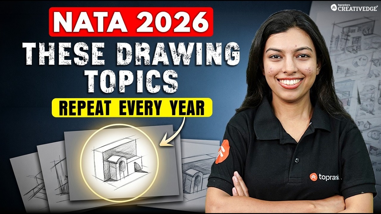 NATA 2026: Most Important Drawing Topics That Repeat Every Year! ✍️🏛️