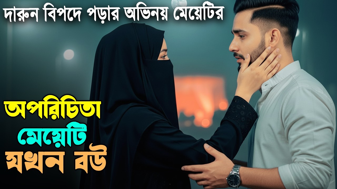 অপরিচিতা মেয়েটি যখন বউ । কি দারুন বিপদে পড়ার অভিনয় মেয়েটির । রোমান্টিক নাটকীয় গল্প