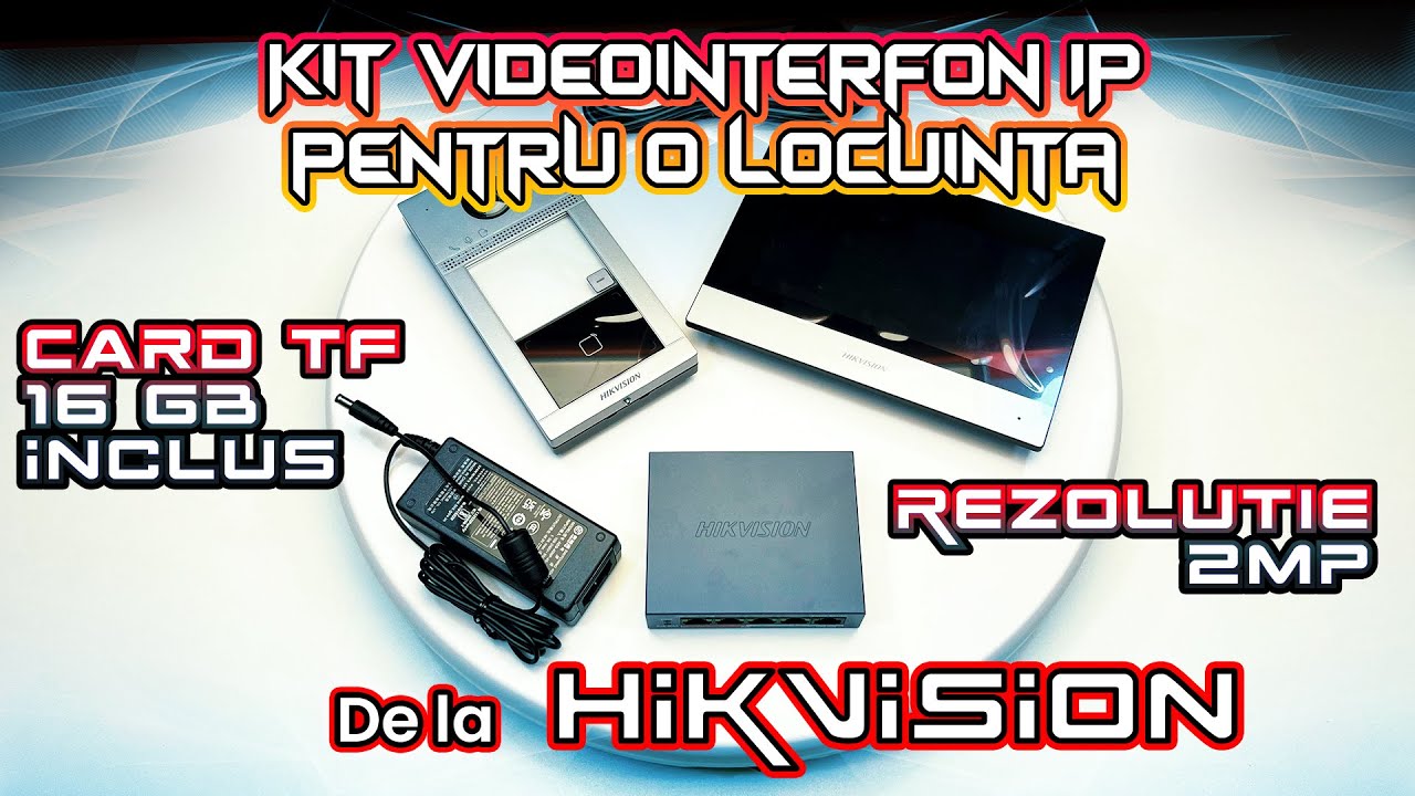 Kit Videointerfon IP pentru o locuință, de la Hikvision