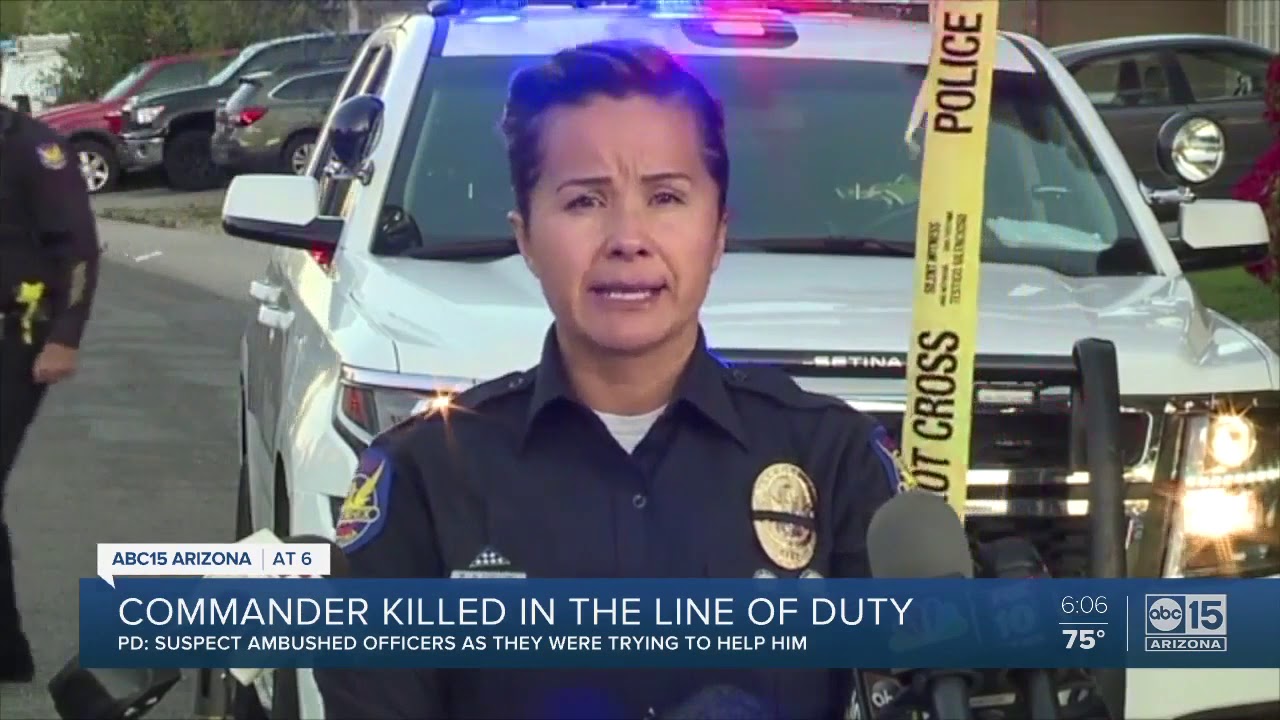 Phoenix Police Commander killed in the line of duty