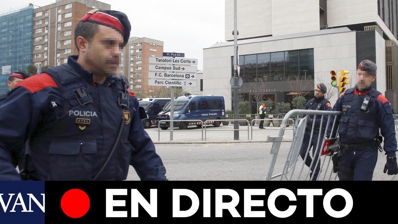 DIRECTO CLÁSICO | Los Mossos blindan el acceso al Camp Nou