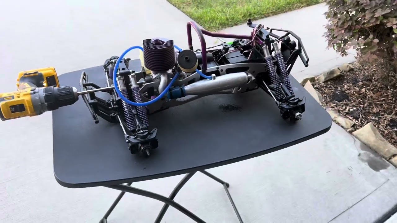 Hpi Savage Truckzilla fully restored and bench test run.