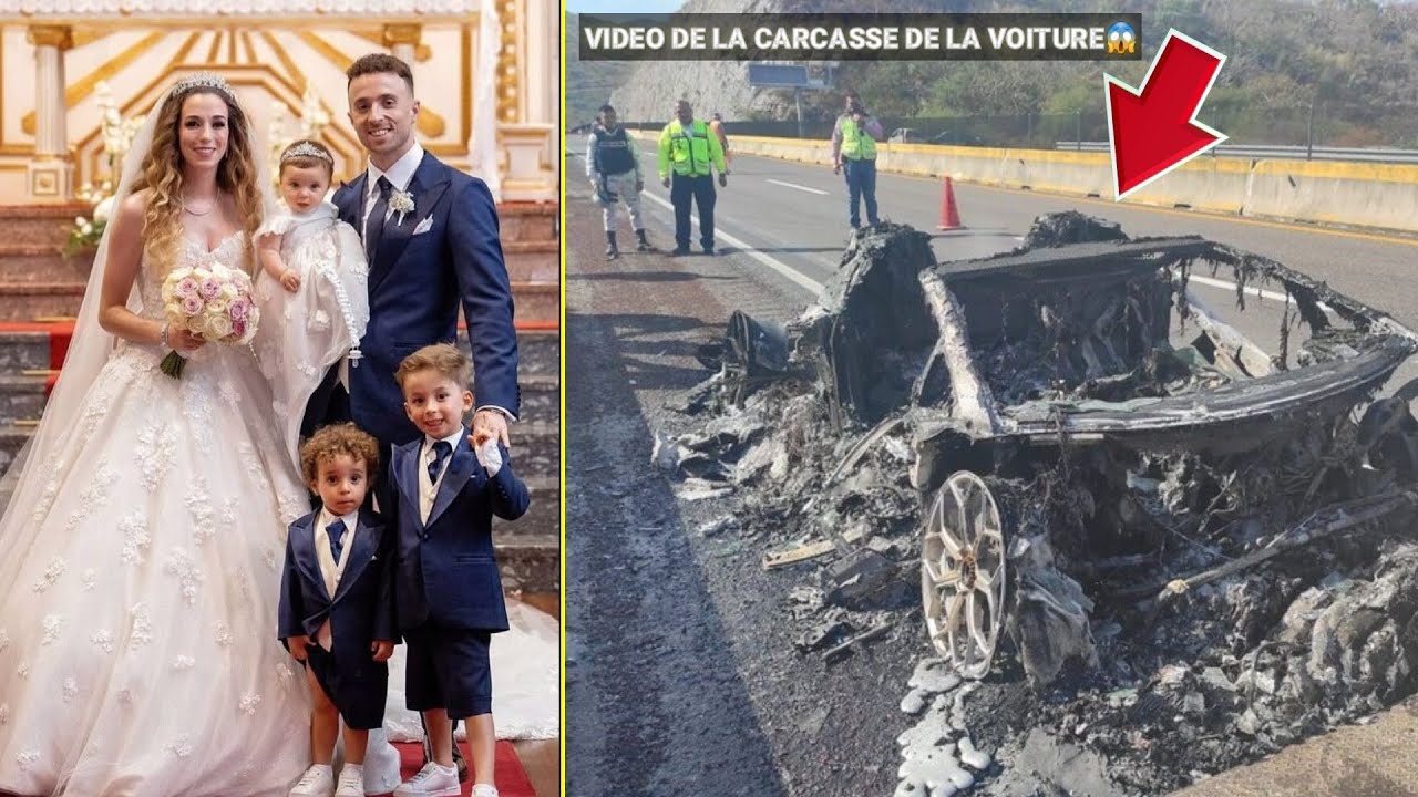 10 jours après leur mariage son mari footballeur Diogo Jota meurt, la laisse avec 3 enfants