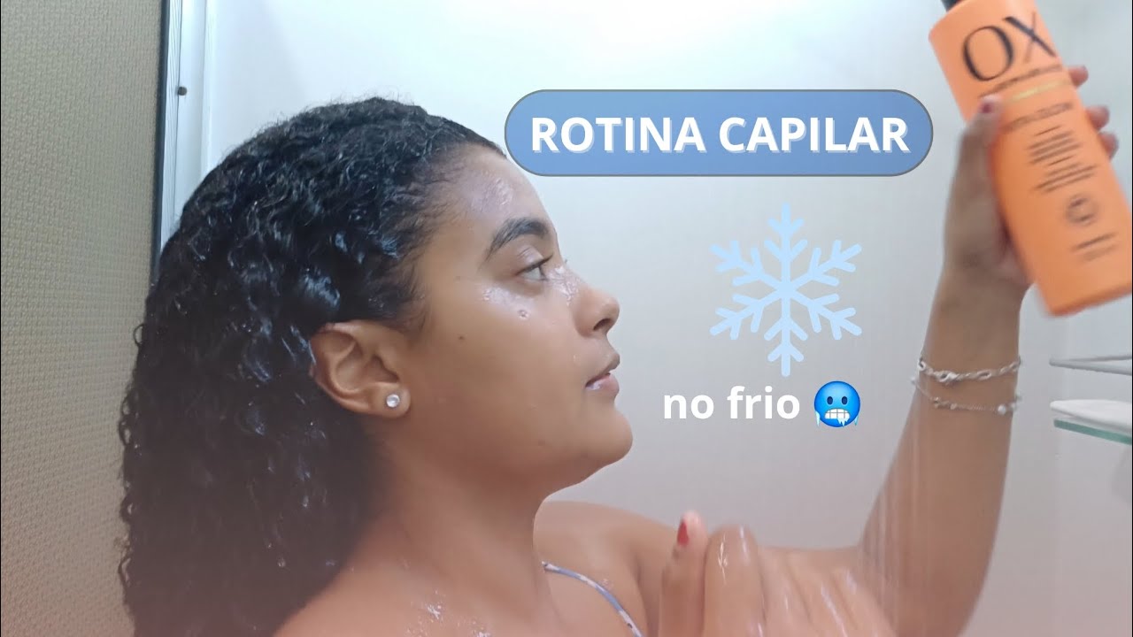 ROTINA CAPILAR NO FRIO 🥶✨️ | DA LAVAGEM À FINALIZAÇÃO