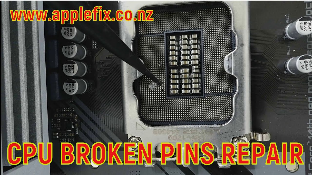 Bent CPU Pins on Motherboard? Here’s How to Fix Them Safely? Repair Guide Tech Engineers New Zealand