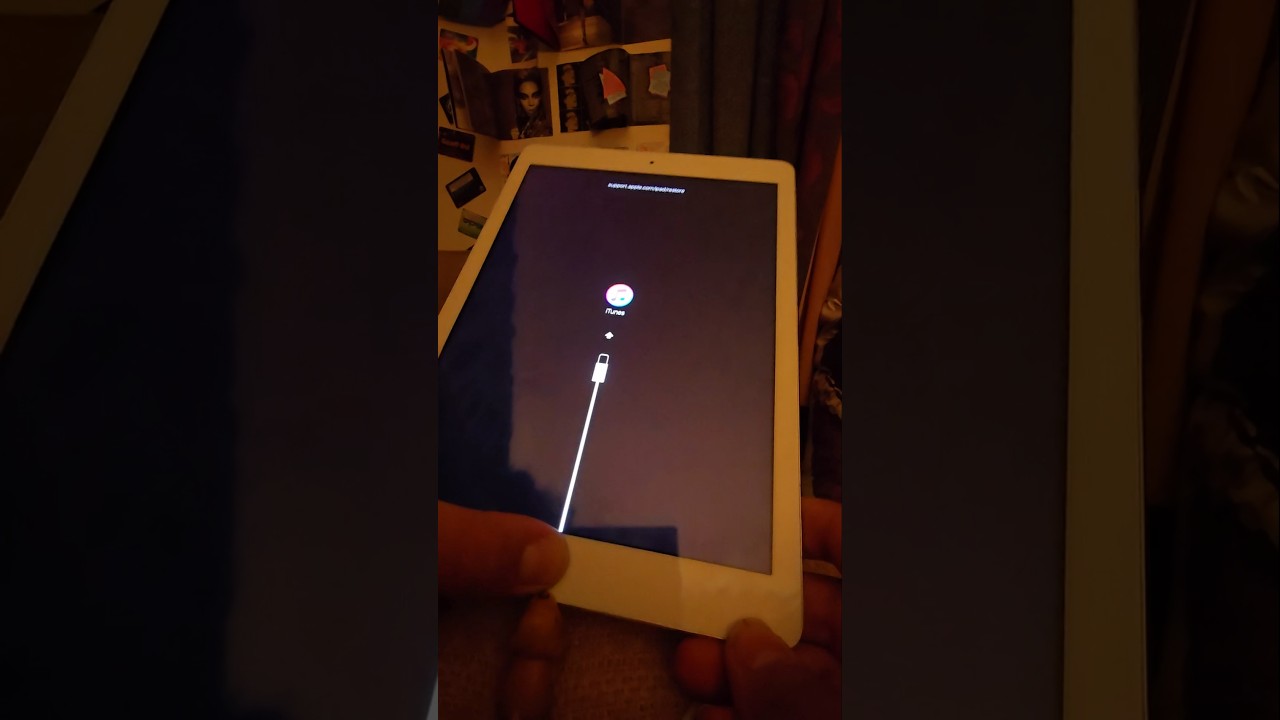 how to put an iPad air into recovery mode #ipadair #apple #recoverymode #