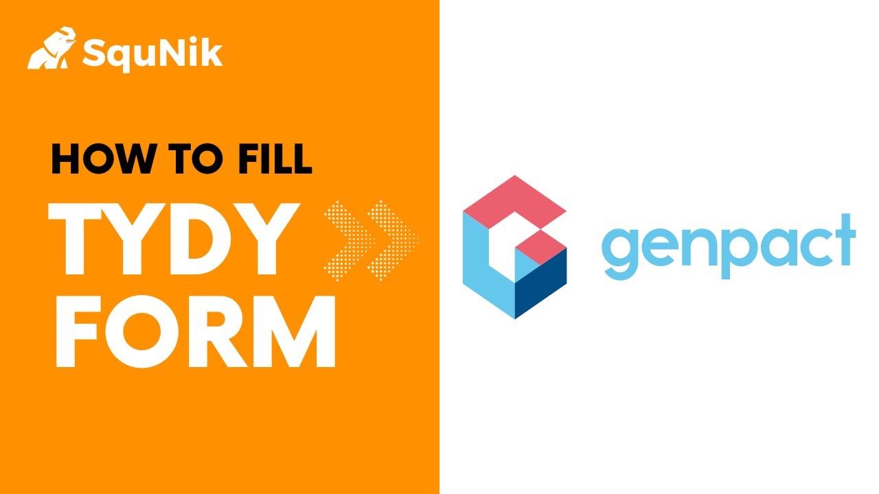 How to fill TYDY form of Genpact | SquNik