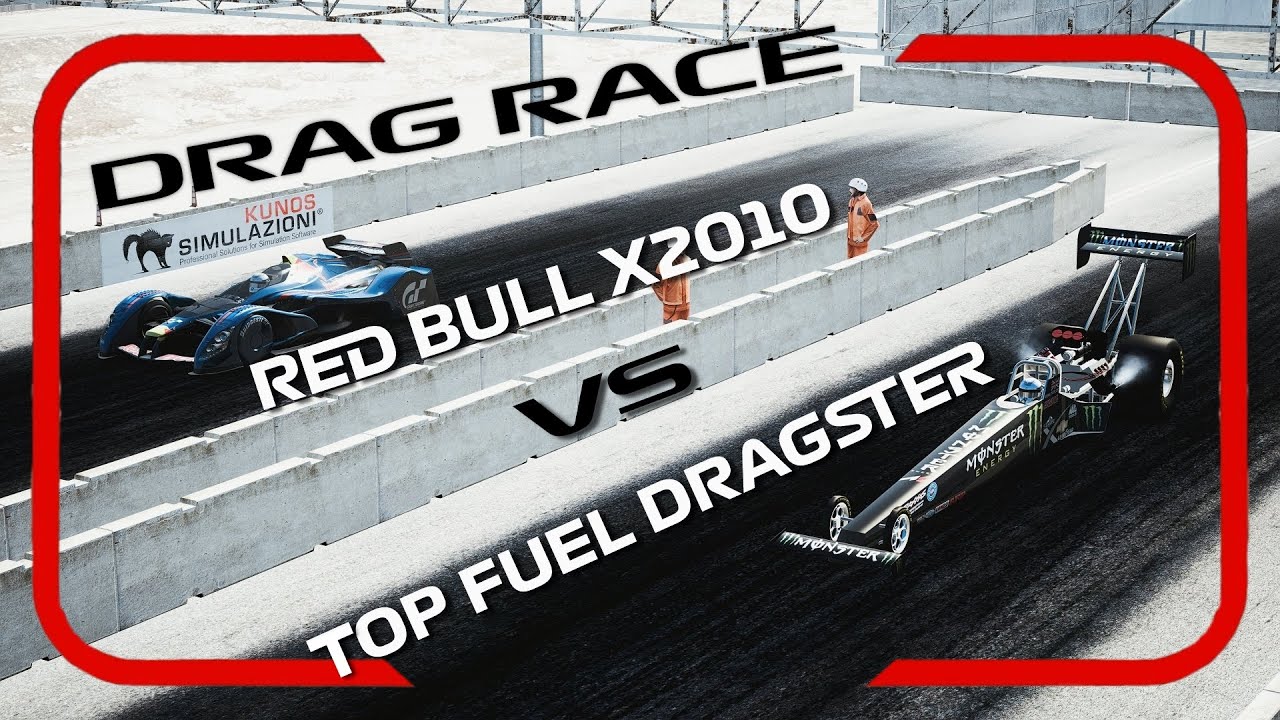 Red Bull X2010 vs Top Fuel Dragster - DRAG RACE