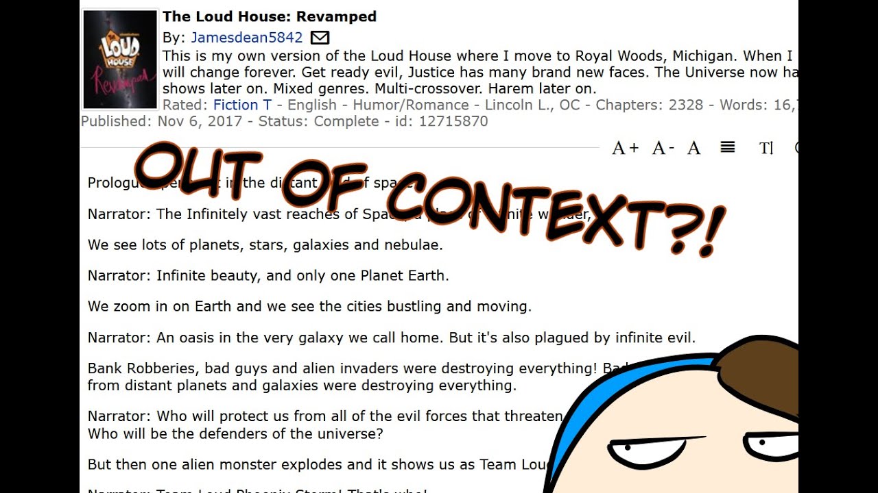 The World's Longest Fanfic, But With No Context...