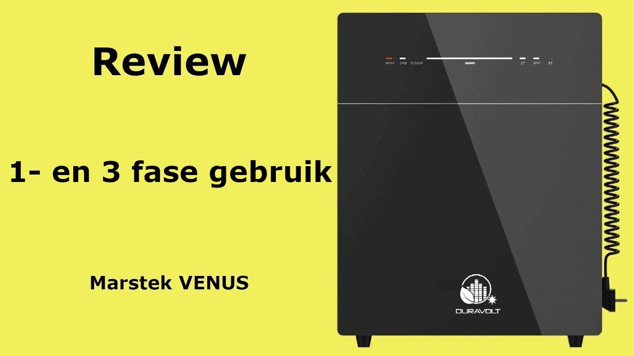 Marstek VENUS 1- en 3-fase gebruiken