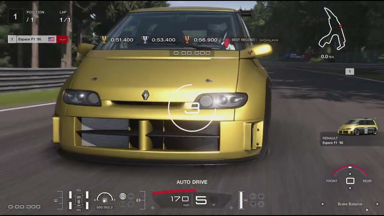 Gran Turismo 7 - Weekly Challenge - Time Trial - Spa-Francorchamps - Espace F1 '95- GT7 - PS5