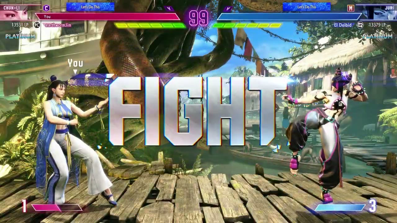 SF6 - earthwormJim (Chun-Li) vs El Deibid (Juri)