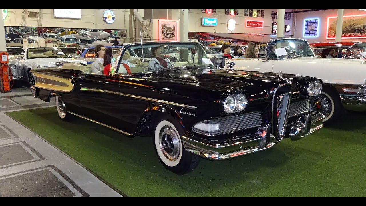 1958 Edsel Citation Convertible at The Klairmont Kollections on My Car Story with Lou Costabile