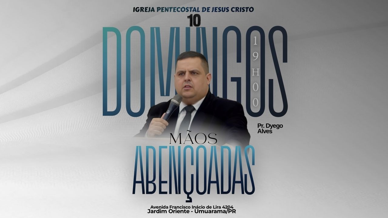 CULTO  AO VIVO I DOMINGO DA FAMILIA I  PASTOR DYEGO ALVES I IPJC UMUARAMA 22/02/2026