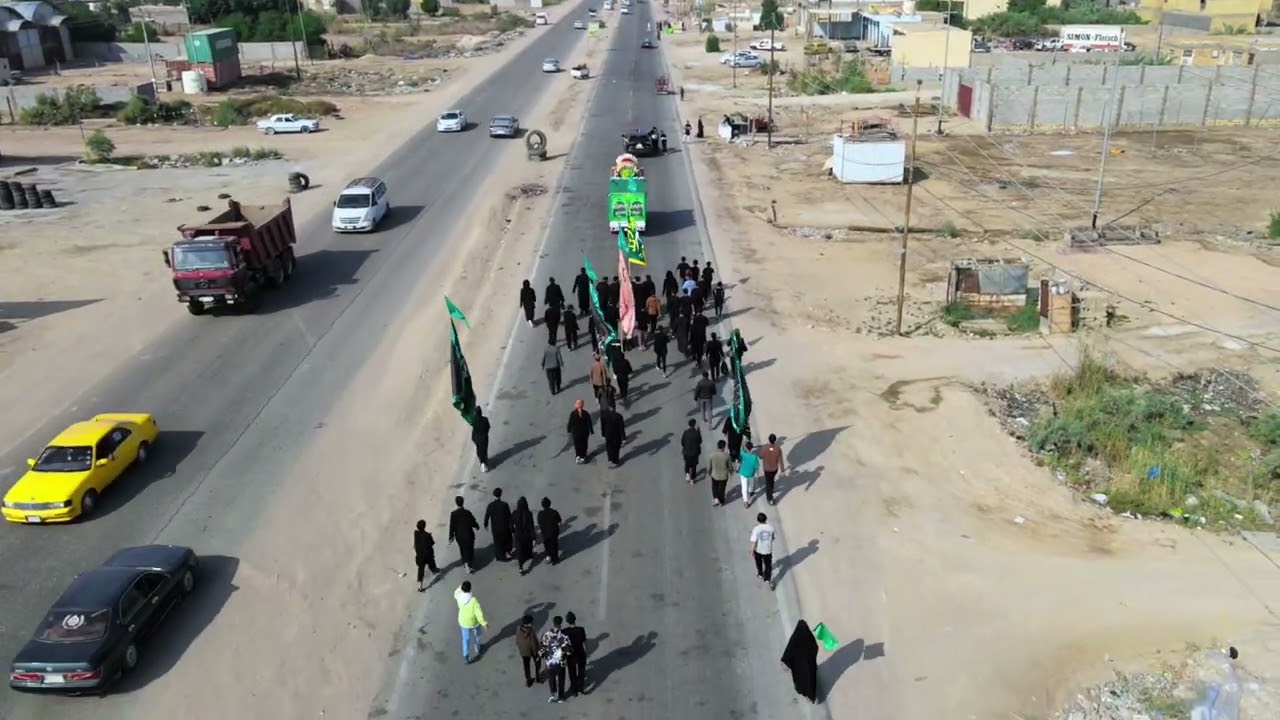 المسيرة الفاطميه(موكب شهيد الجمعه الحسيني) ذي قار سوق الشيوخ 