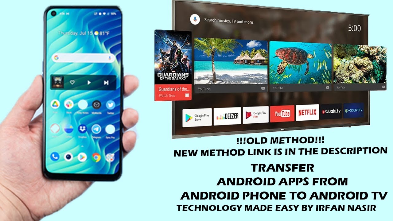 Как перенести приложения Android с телефона на Smart TV (обновленное видео в описании)
