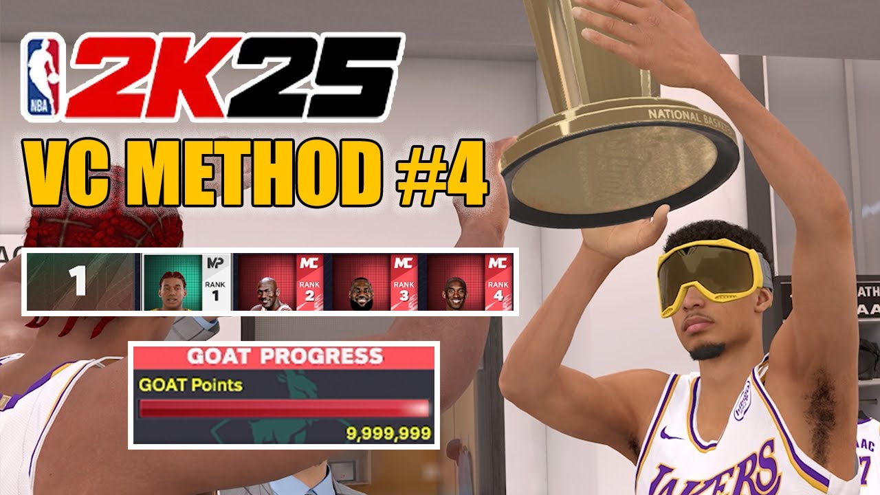 ЛУЧШИЙ МЕТОД VC NBA 2K25 №4 G.O.A.T и DYNASTY QUEST 30 000 VC