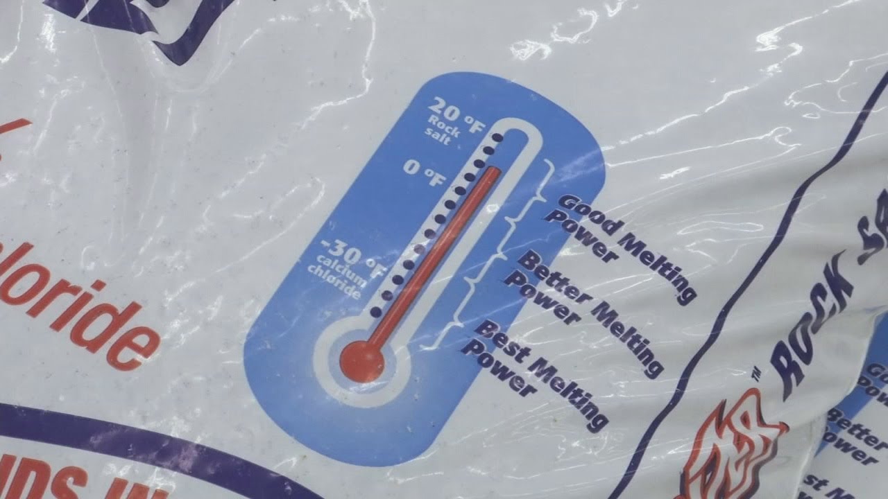 Exploring when to use rock salt versus ice melt