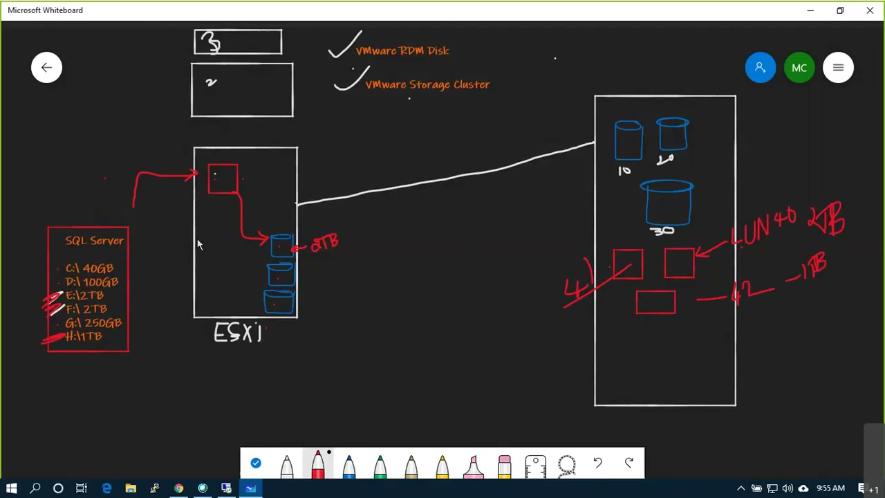 23  #VMware Administration v6.7 | Storage RDM Disk and Datastore Cluster Creation