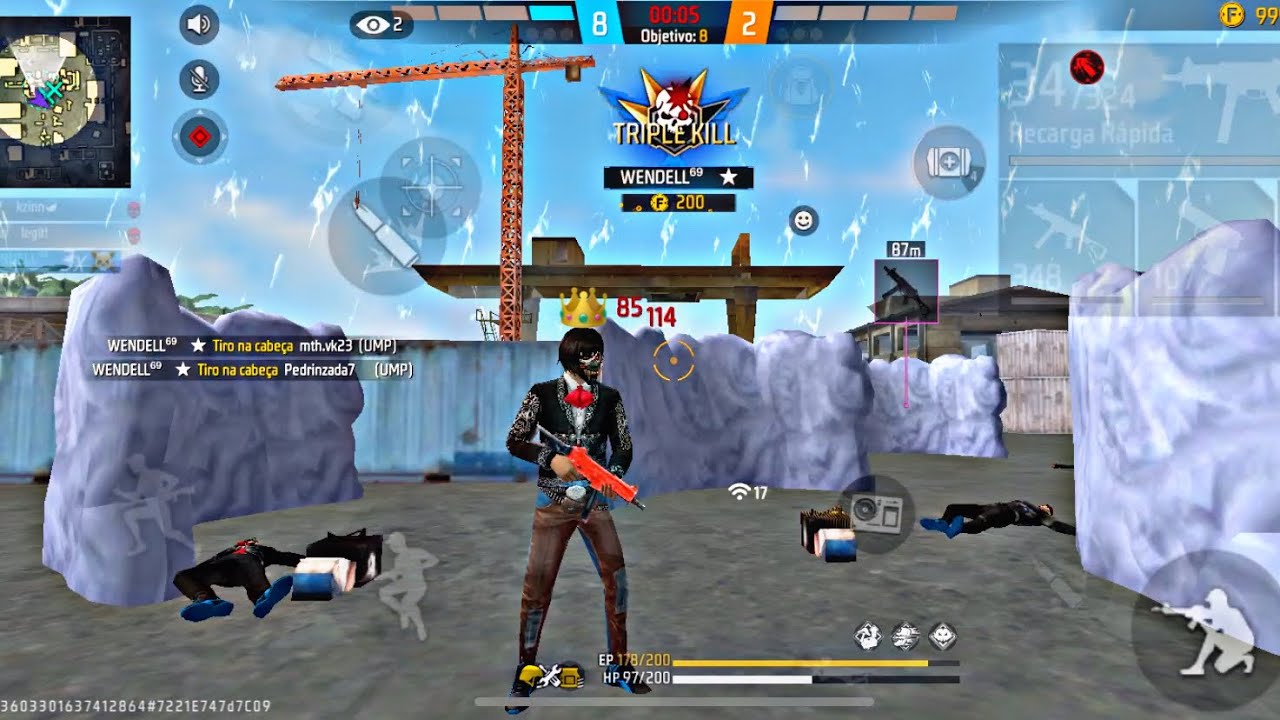 Simplesmente o rei do iPhone 11…👑 highlights em 4x4 + sensi absurda! Free Fire