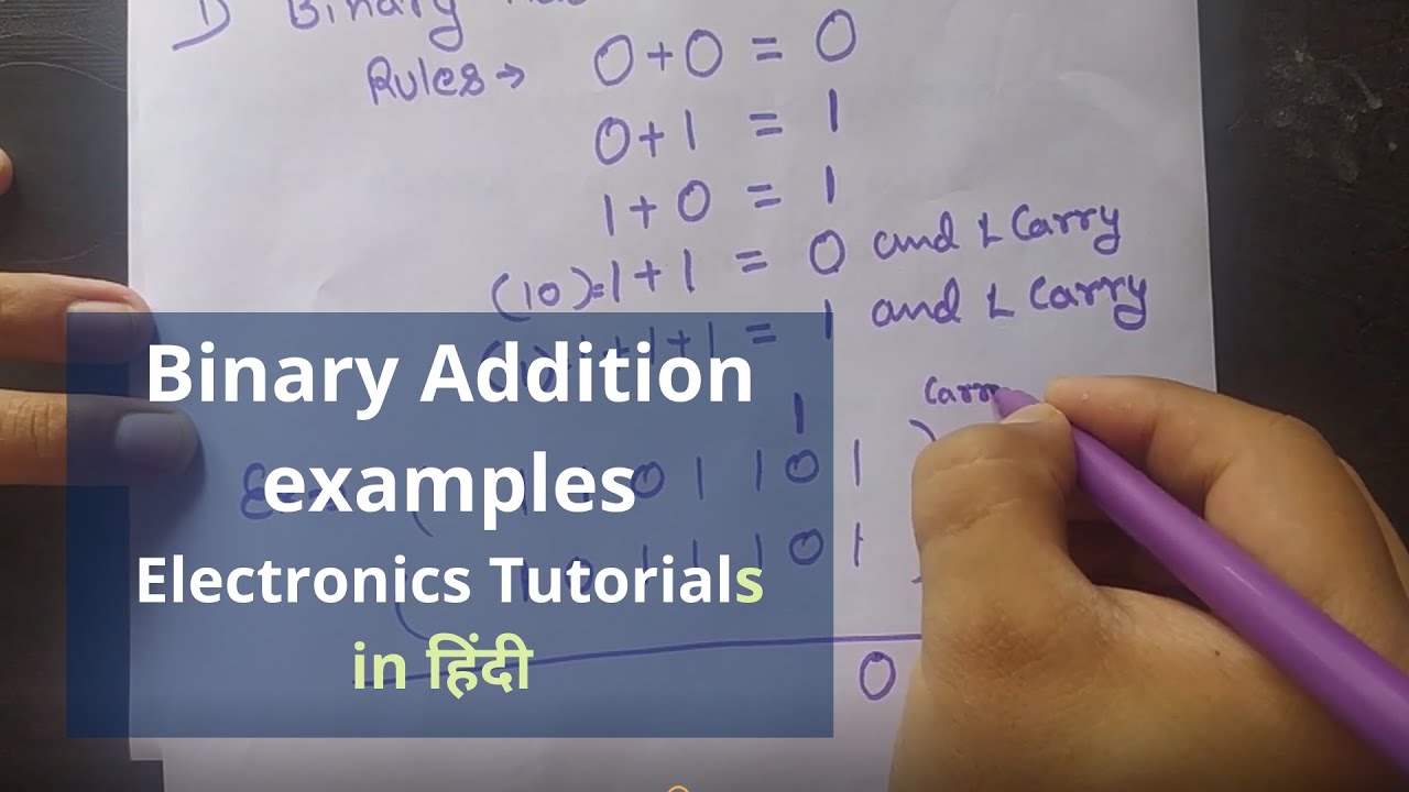 Binary Addition in digital electronics in Hindi | Binary Arithmetic