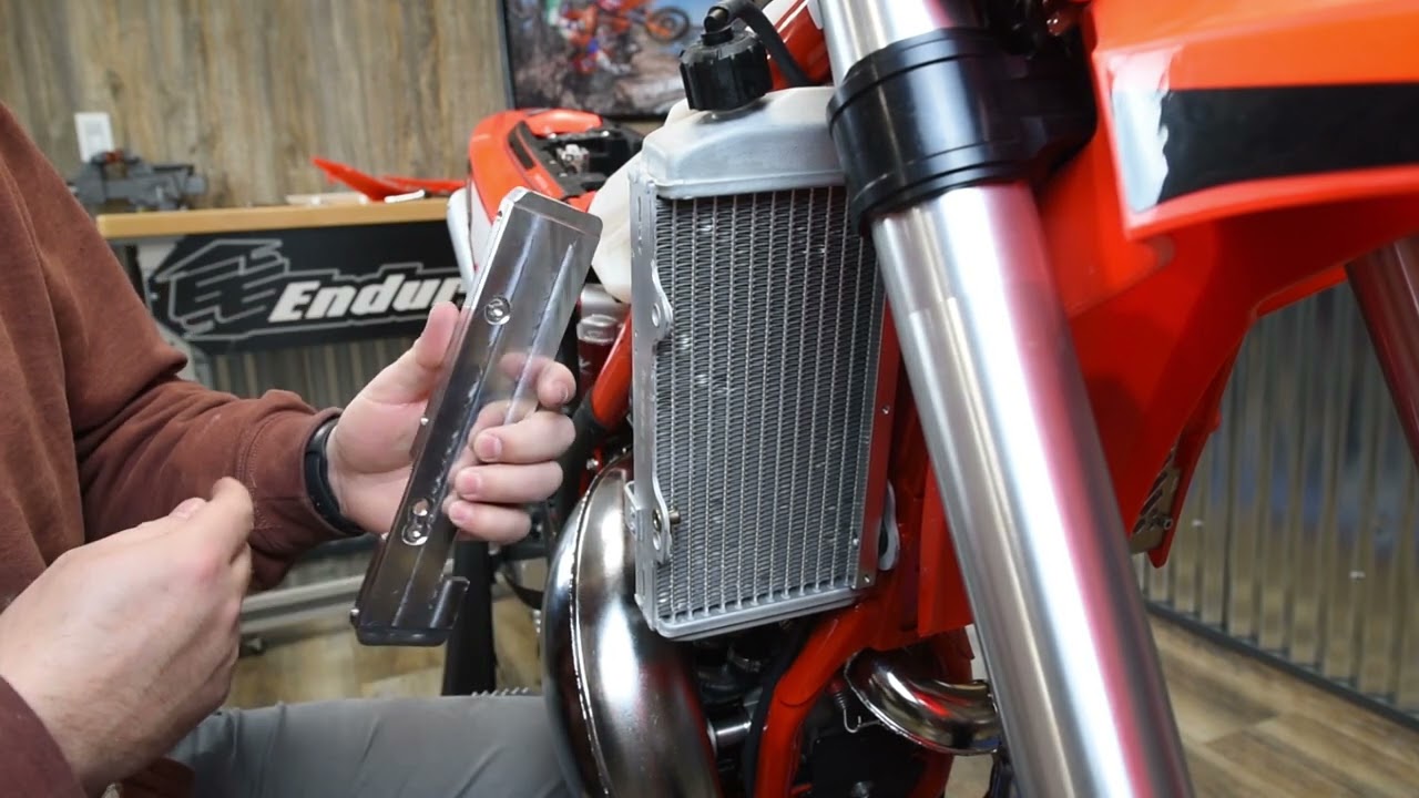 How to install Beta XTrainer Enduro Engineering Radiator Guards. 12-4123