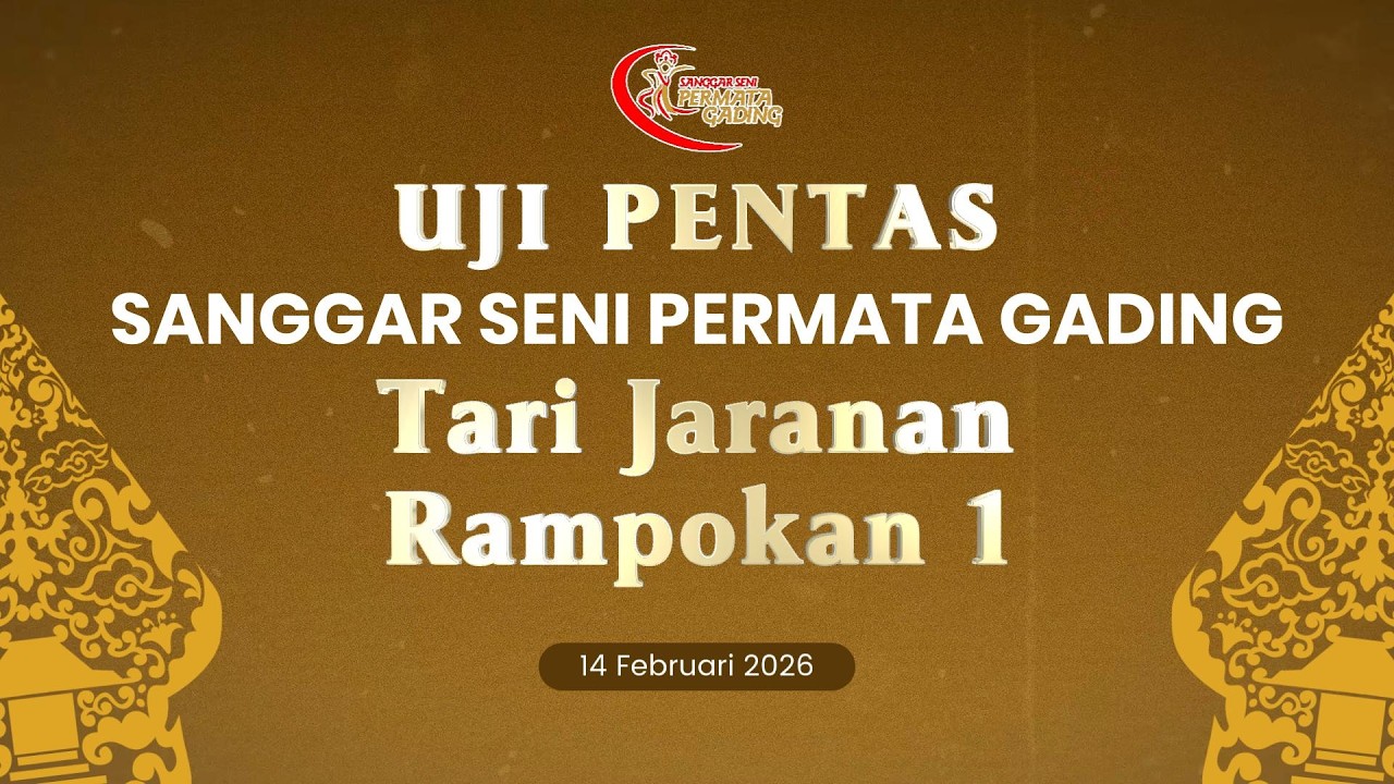 Tari Jaranan Rampokan 1 | Uji Pentas Sanggar Seni Permata Gading Tahun 2026