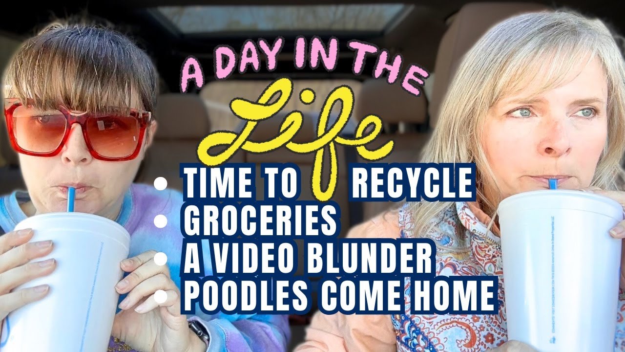 DITL Part 4 - Time to Recycle, Grocery Shopping, a Video Blunder, and Poodle Return