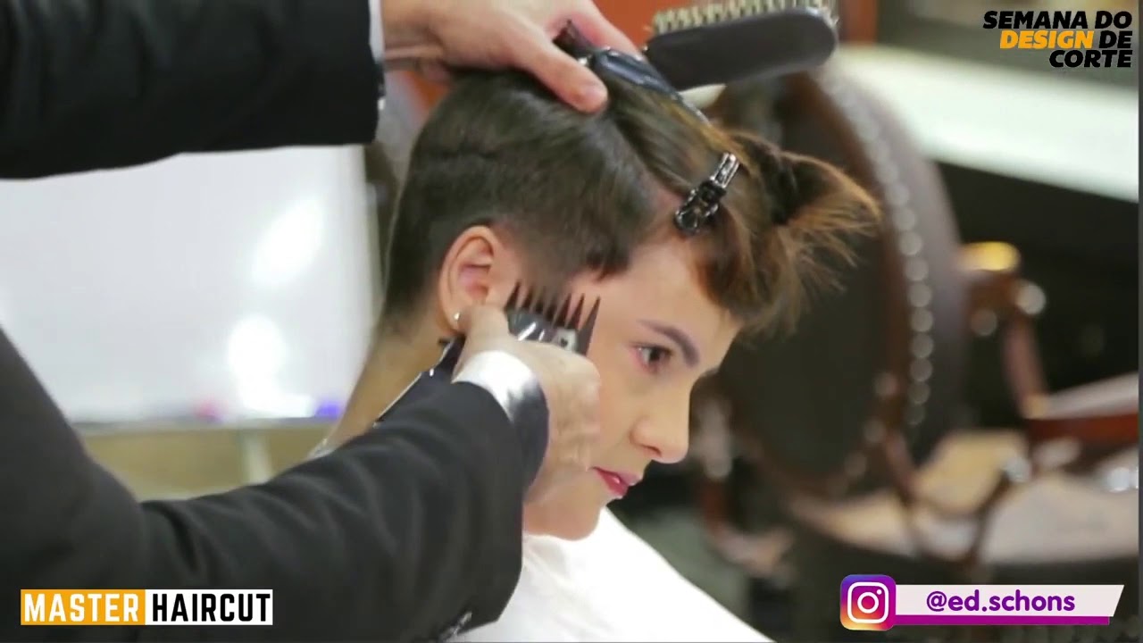 Como fazer um Pixie cut - corte feminino na maquina