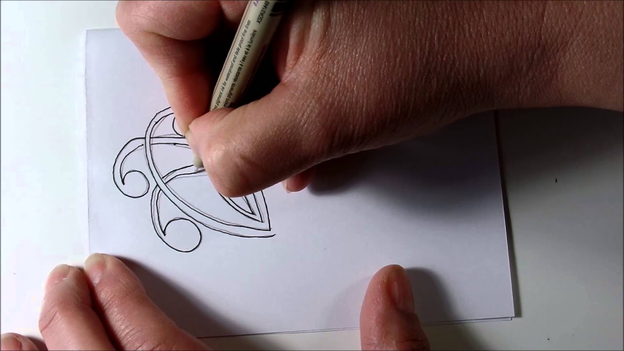 How I draw Mooka Tangle Pattern - Zentangle Inspired, Doodle, Zen Doodle
