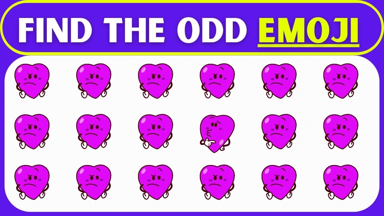 Find The Odd Emoji | Challenge Your Brain! 🧠🔥