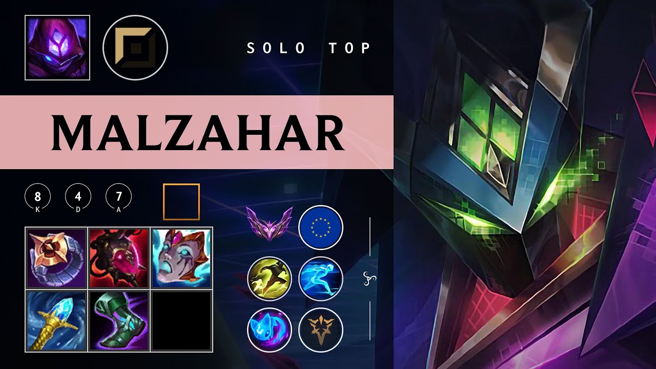 Malzahar Top vs Aatrox - EUW Master Patch 26.02