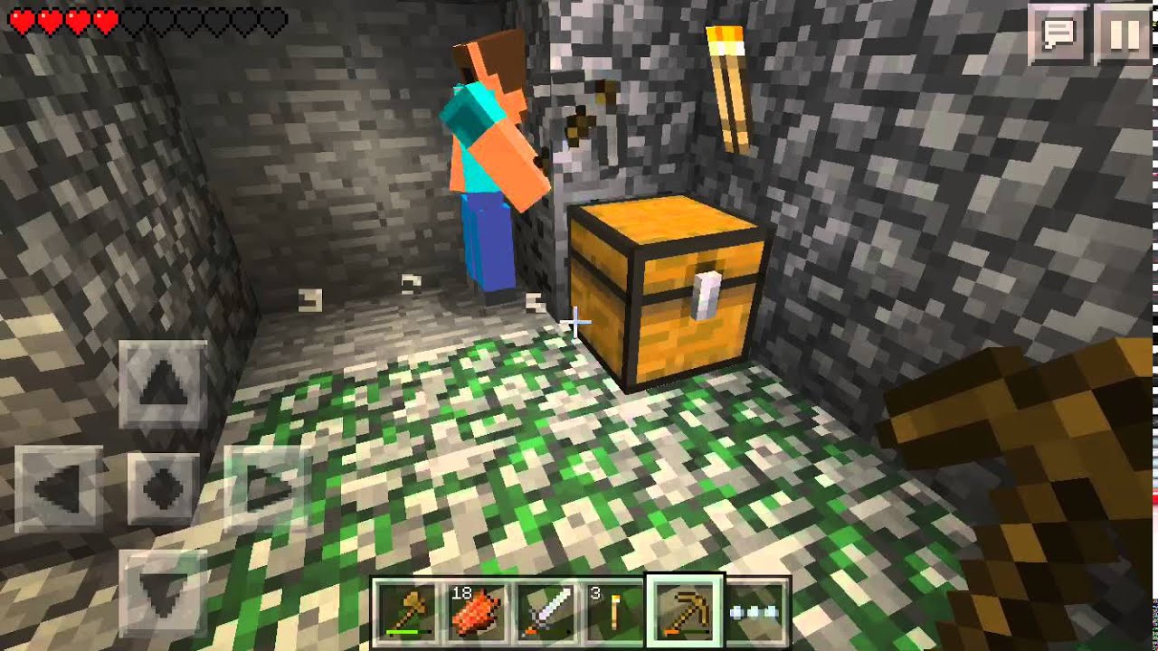 Minecraft PE Island survival (No Commentary)