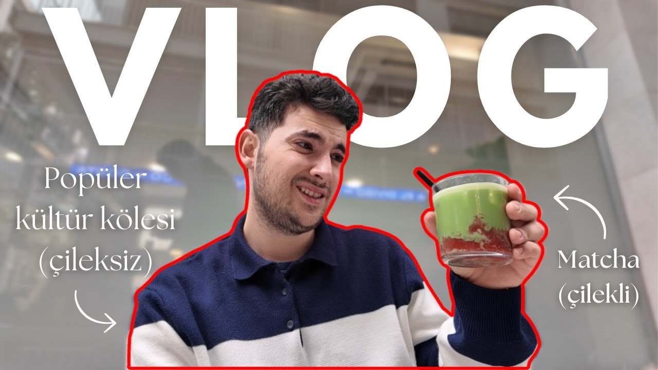 ilk defa viral olan matcha deniyorum + alışveriş