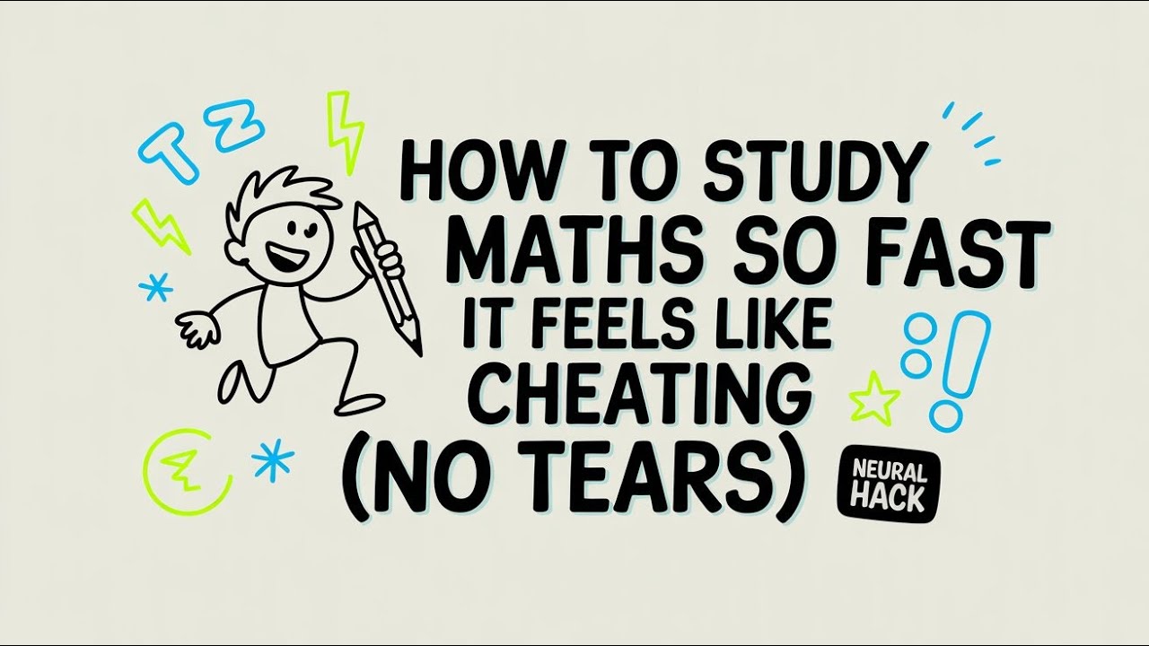 How To Study MATHS So Fast It Feels Like Cheating (No Tears)