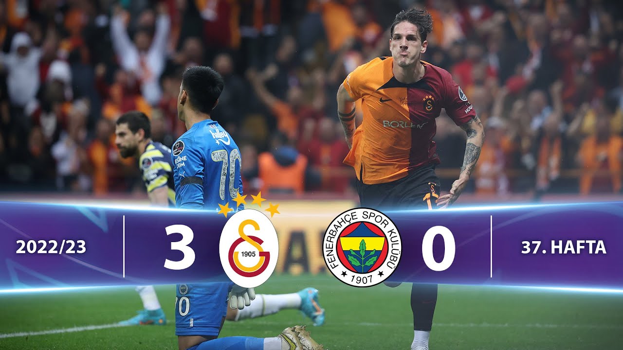 Galatasaray (3-0) Fenerbah&ccedil;e - Highlights/&Ouml;zet | Spor Toto S&uuml;per Lig - 2022/23