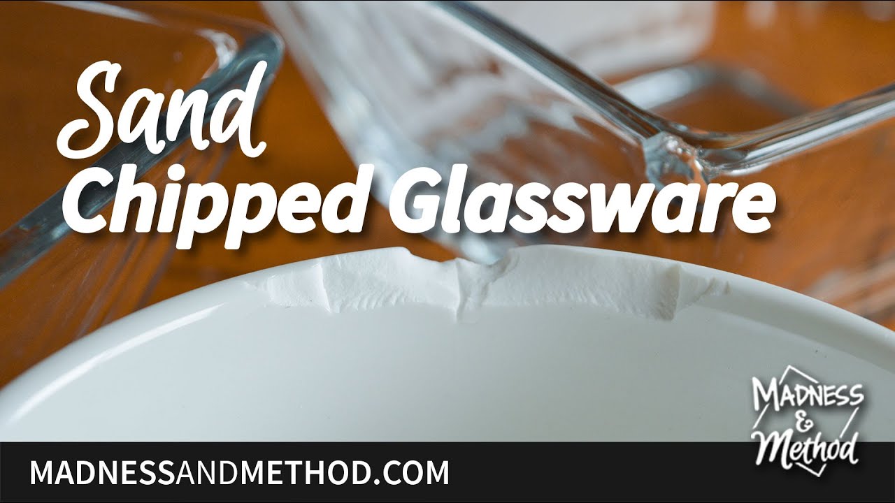 Sand Chipped Glassware