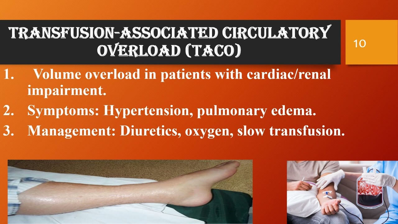 Blood Transfusion Reactions In Anesthesia