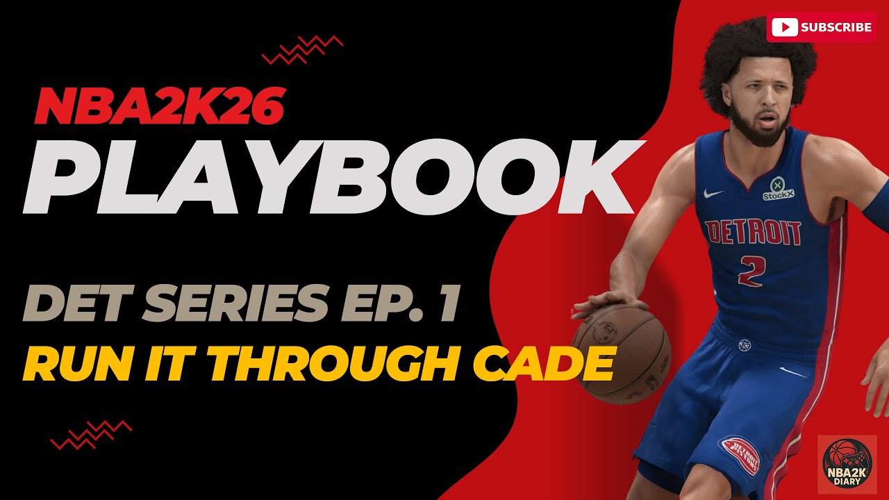 [NBA2K26 Playbook] 🔧 Detroit Pistons Ep.1 - Built Around Cunningham(Cunningham, Duren, Ivey)