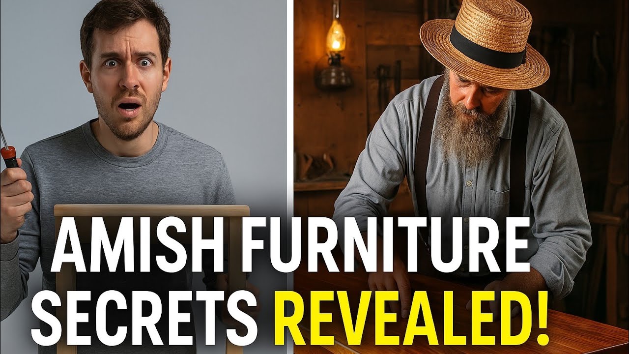 Amish Secrets to Making Wooden Furniture Last 100+ Years | Timeless Craftsmanship