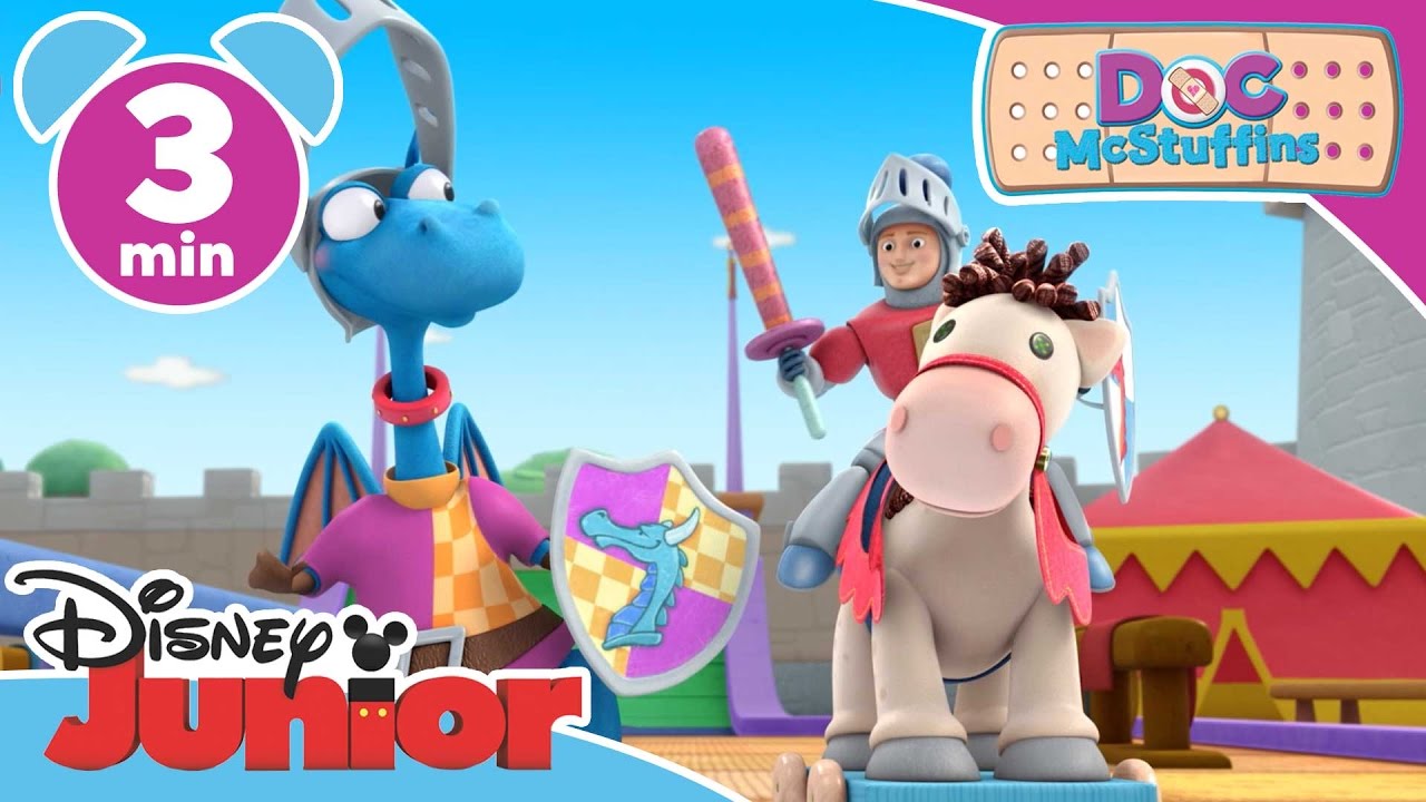 Doc McStuffins | Jousting Dragon | @disneykids