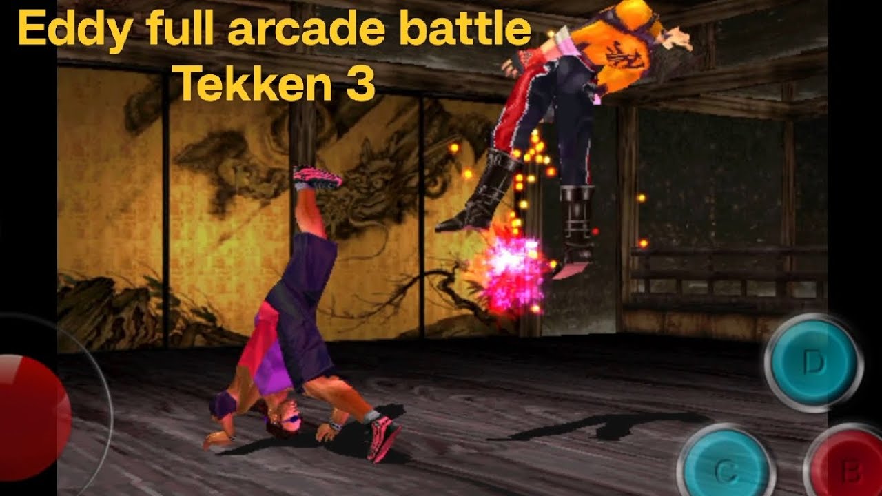 Tekken 3 full arcade battle journey Stage 1 to Final Stage | Eddy vs all