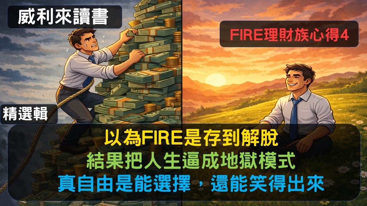 S0EP4|以為FIRE是存到解脫，結果把人生逼成地獄模式。真自由是能選擇，還能笑得出來《FIRE理財族》心得4
