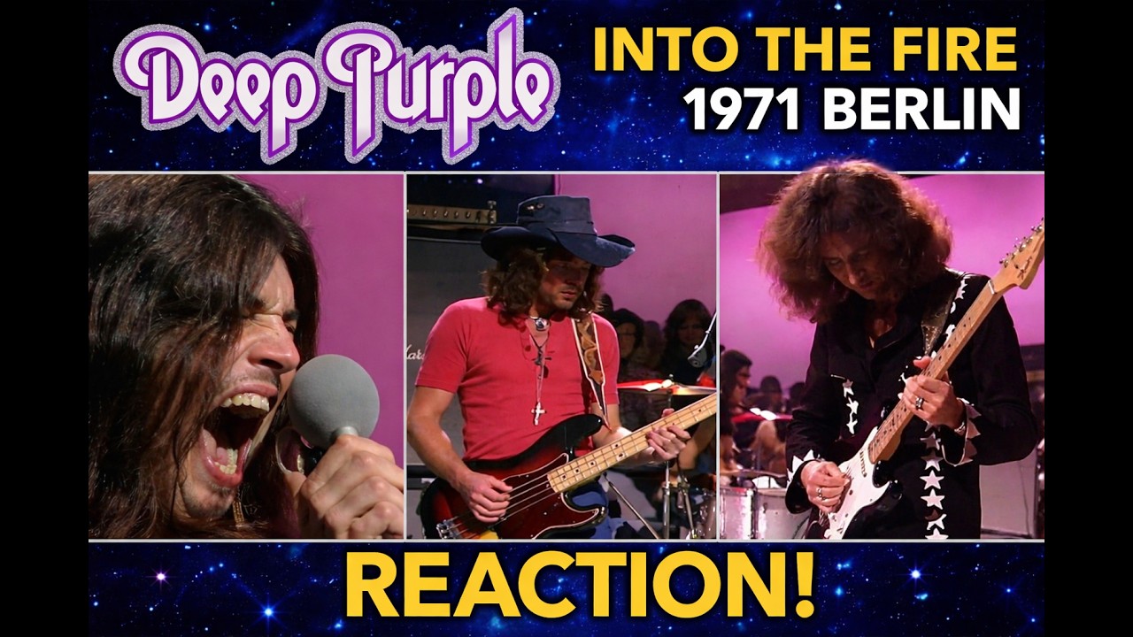 Реакция на песню Deep Purple &ndash; Into The Fire (Live 1971) | Классическое хард-рок выступление