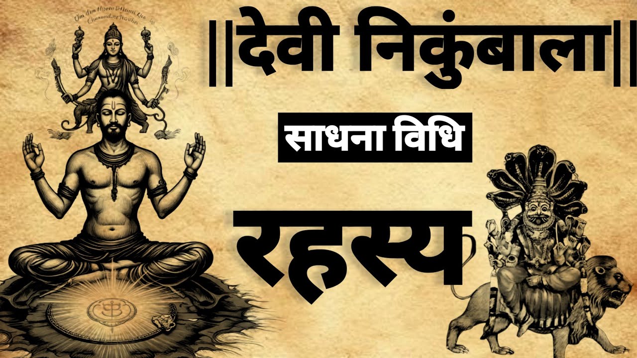 देवी निकुंबाला | साधना विधि | तंत्र विद्या की उग्र देवी |#tantra
