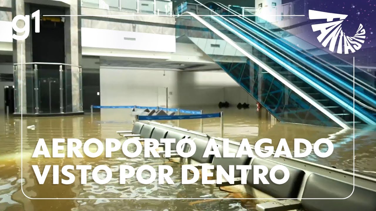 Cheiro forte, bichos mortos: como está o aeroporto de Porto Alegre | FANTÁSTICO