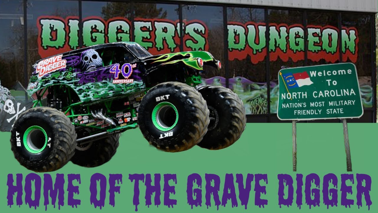 Exploring Digger's Dungeon (Home Of Grave Digger Monster Truck)