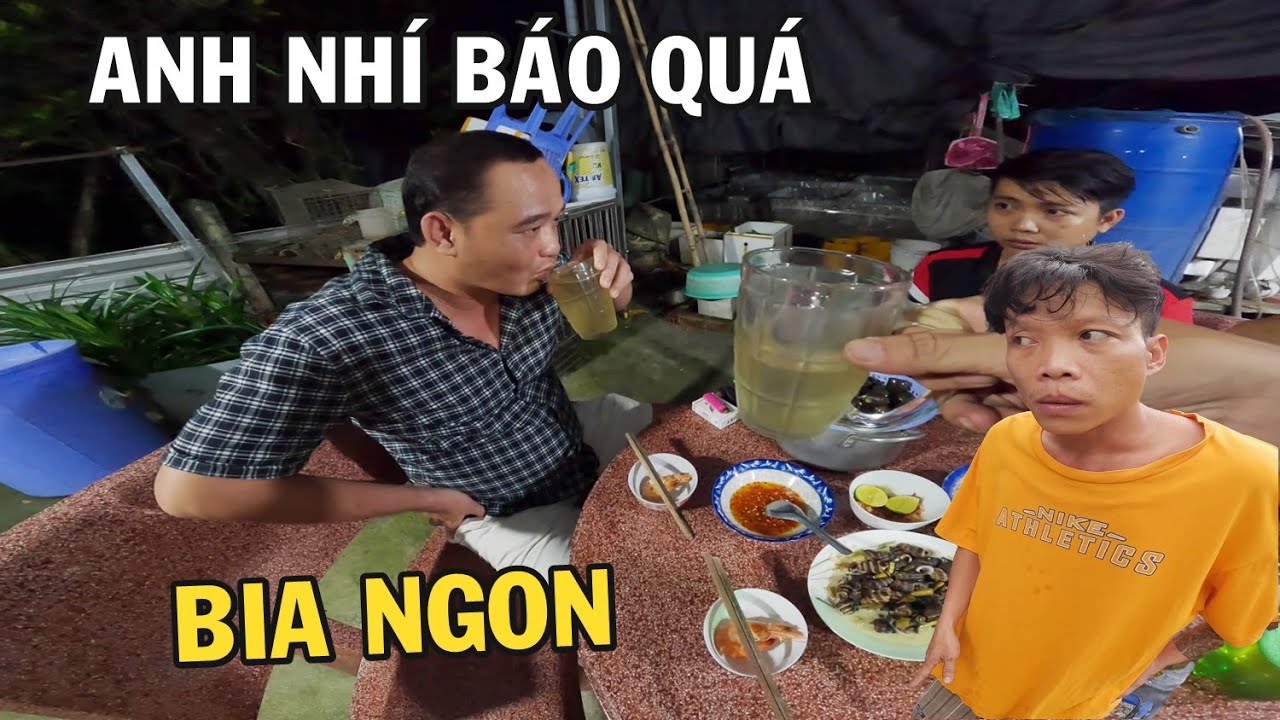 Anh Nhí Betta pha chế Bia Hơi đãi ông bạn thân và cái kết chạy mất dép