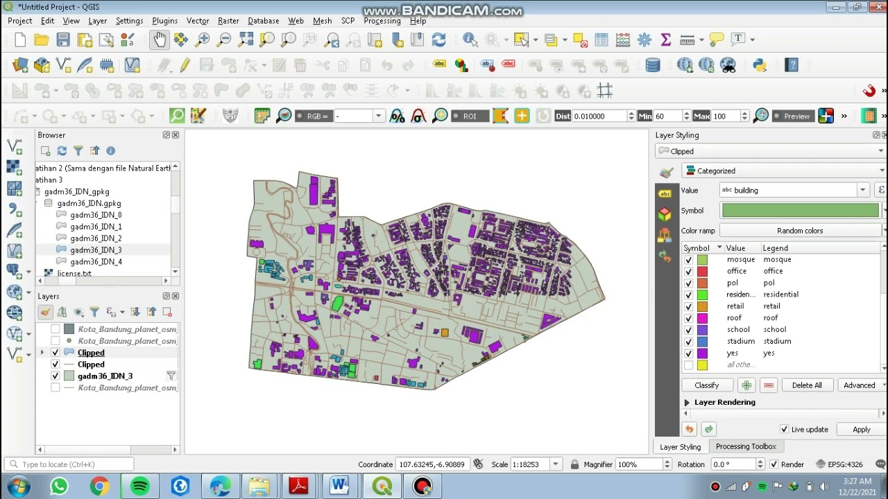[TUTORIAL GQIS] Membuat Peta Permukiman dengan Menggunakan Data Open Street Map