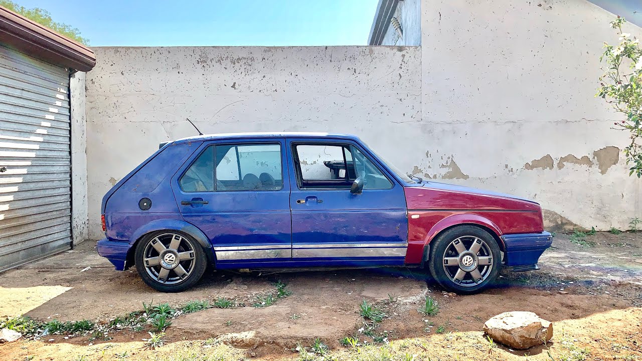fitting new rims on my golf 1 (finally) 
